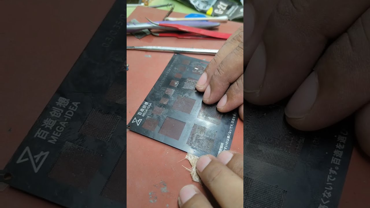 Nokia 105 cpu reballing process