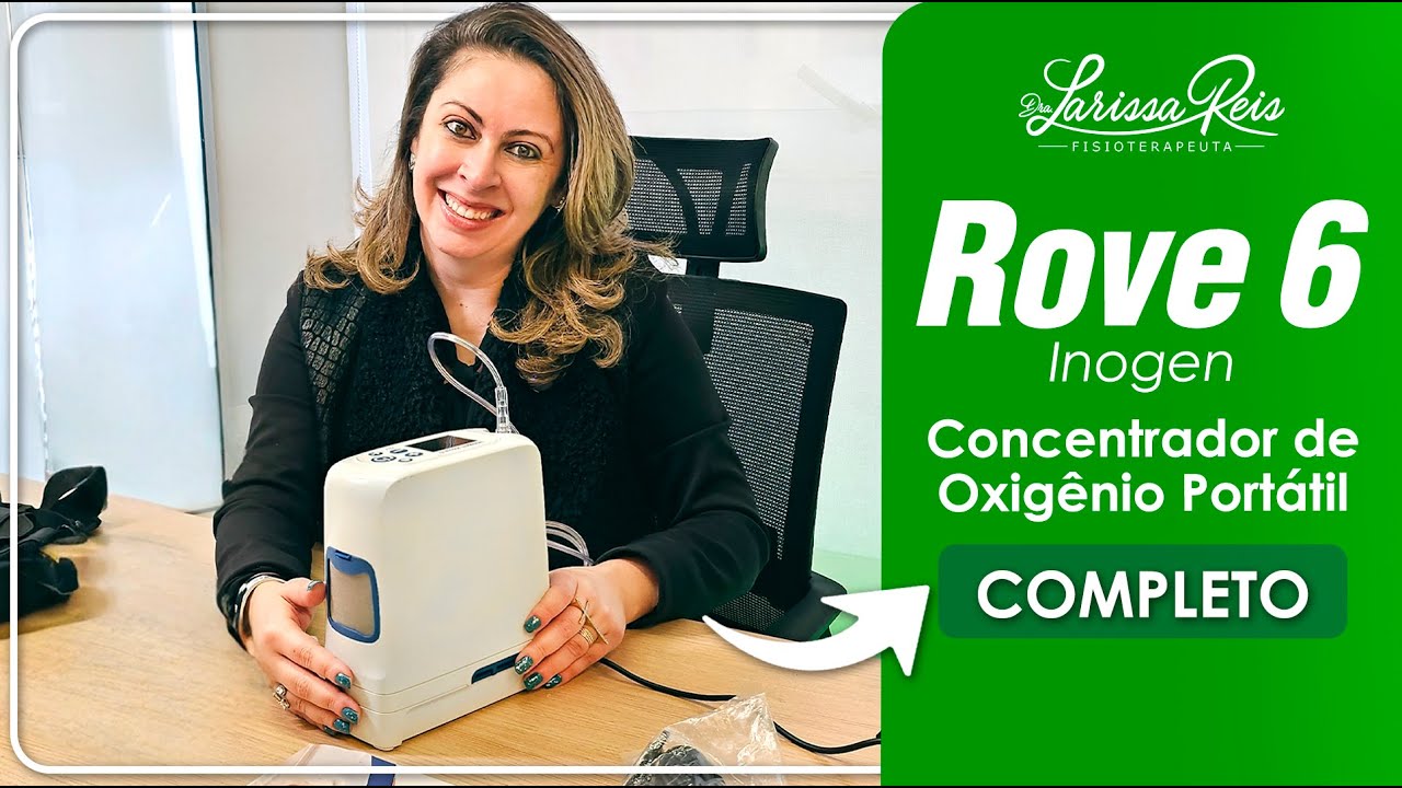 Rove 6 - Inogen - Concentrador de Oxigênio Portátil #oxigenoterapia #oxigenaçãoportátil