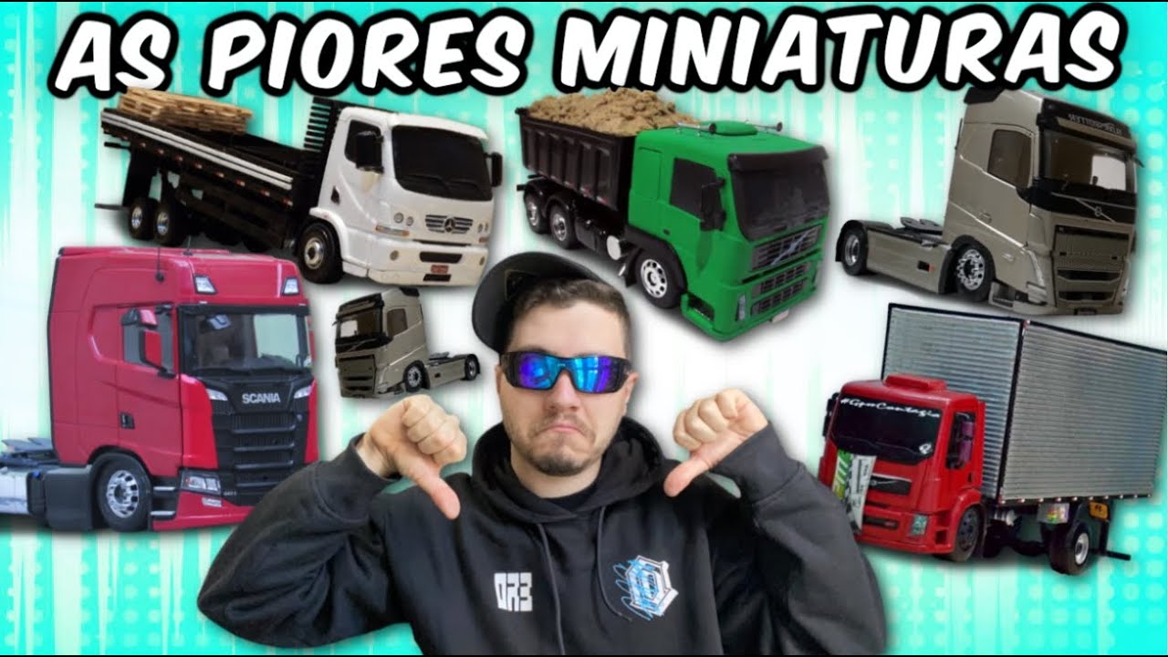 AS 7 PIORES MINIATURAS  DE CAMINH&Atilde;O QUE J&Aacute; FIZ