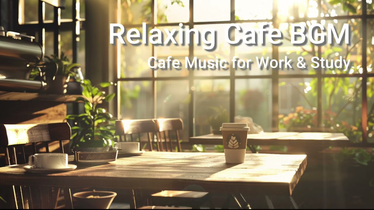 Relaxing Cafe BGM ☕️ | Cafe Music for Work & Study