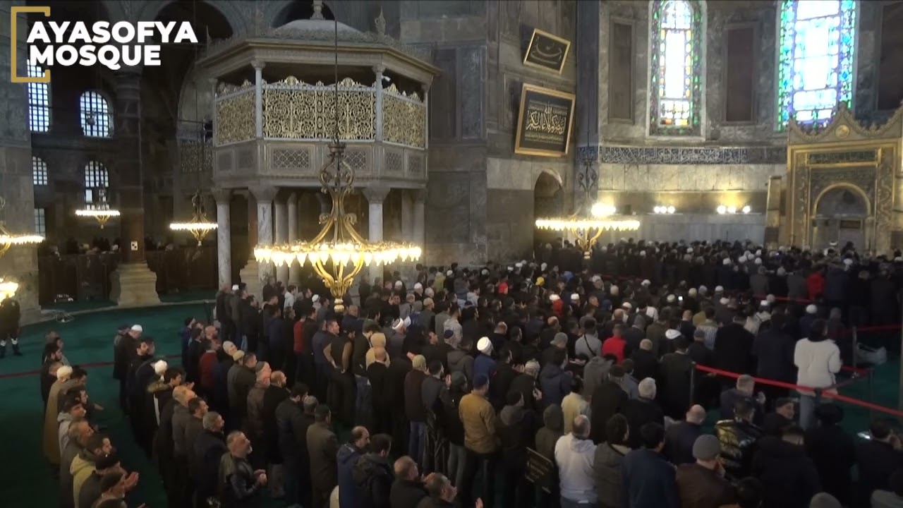 Ayasofya Camii'de Kar ve Yağmur Duası