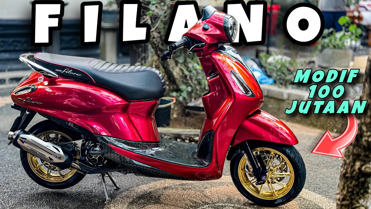 120 JUTA BUAT MODIF YAMAHA FILANO ? BEGINI HASILNYA ..