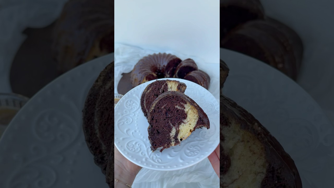 einfacher Marmorkuchen - saftig, lecker #kuchen #marmor #kek #kuchenrezept