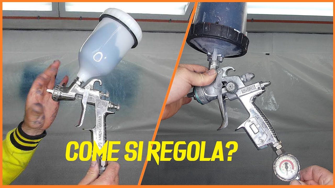 come regolare la pistola a spruzzo | setting spraygun