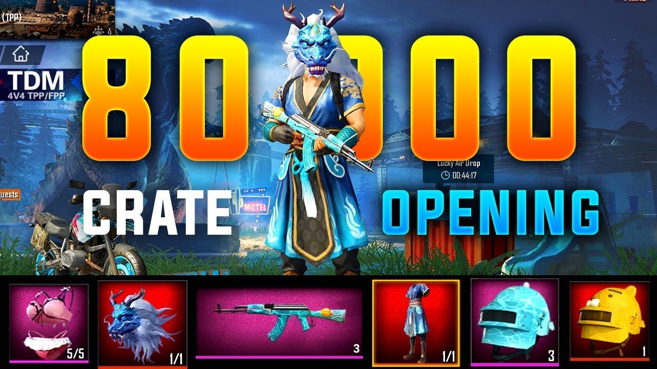 80,000 UC CRATE OPENING | SEA SERPENT SET | PUBG MOBILE