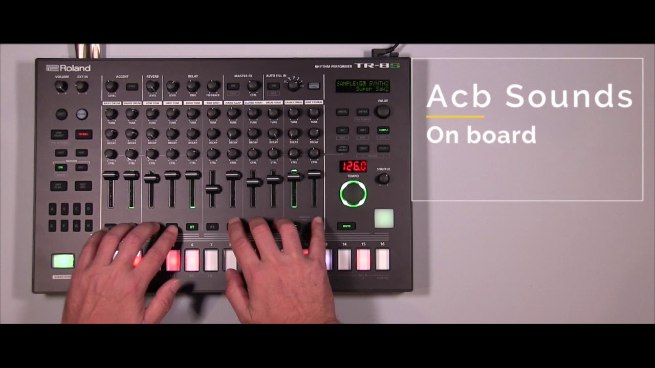 Roland TR-8s Drum Machine - Brand new model || Add your own samples