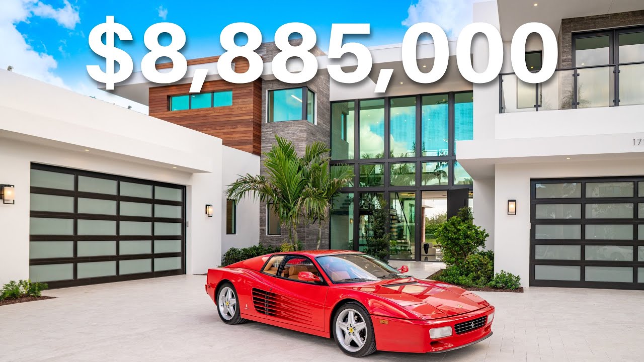 INSIDE A BEAUTIFUL $8,885,000 MODERN HOME IN BOCA RATON│LUXURY HOME TOUR