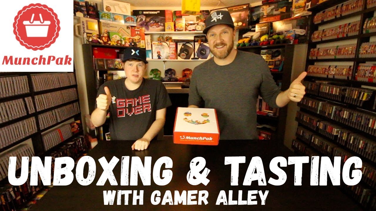 MunchPak Unboxing & Tasting with Gamer Alley