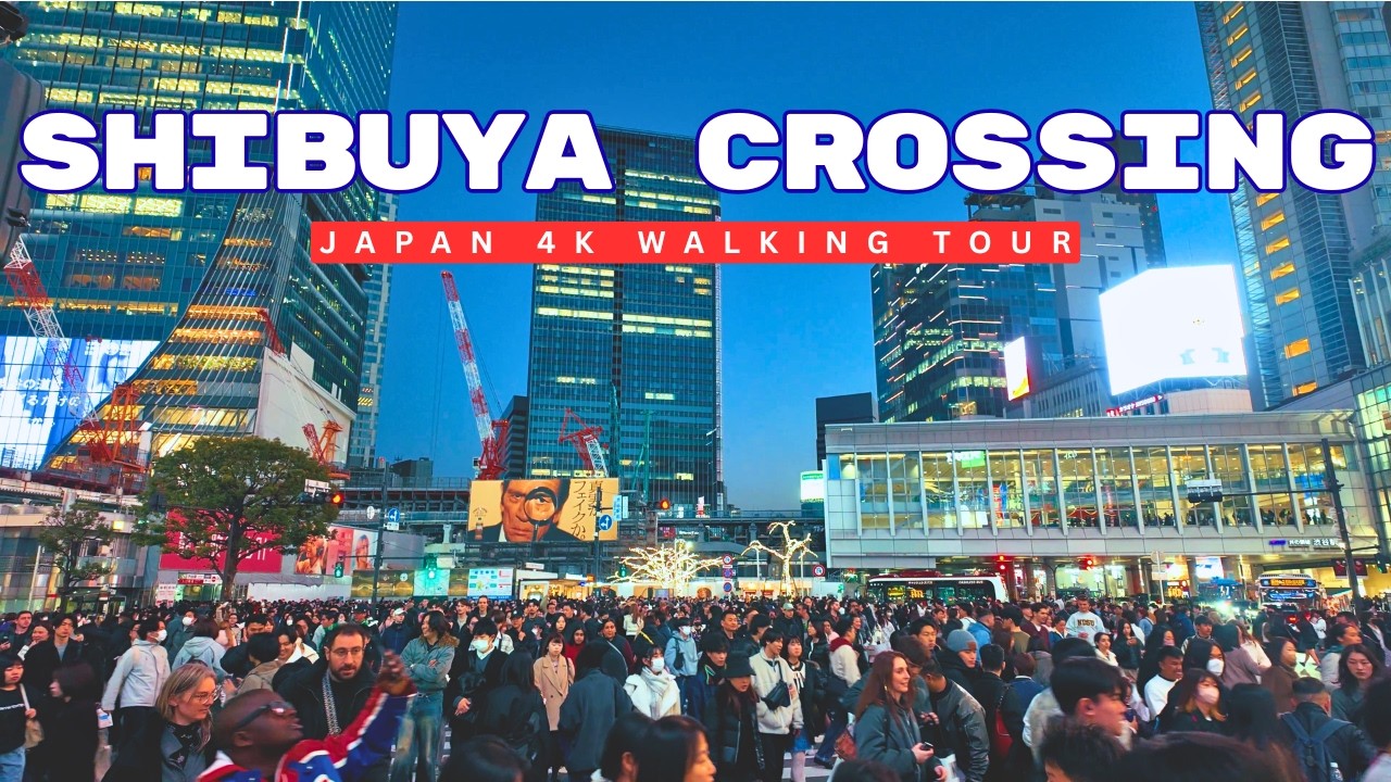Shibuya Night Walk 🌃 Tokyo’s Most Famous Crossing After Dark