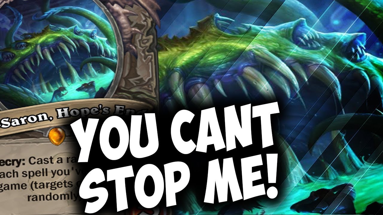 You Can't Stop Me From Playing YOGG-SARON! | DRUID | THE WITCHWOOD | HEARTHSTONE | DISGUISED TOAST