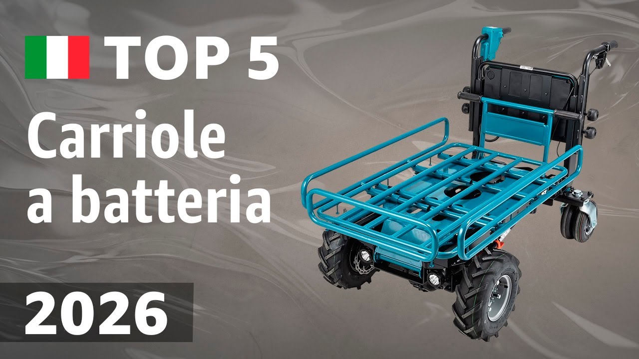 TOP—5. Migliori carriole a batteria 2026
