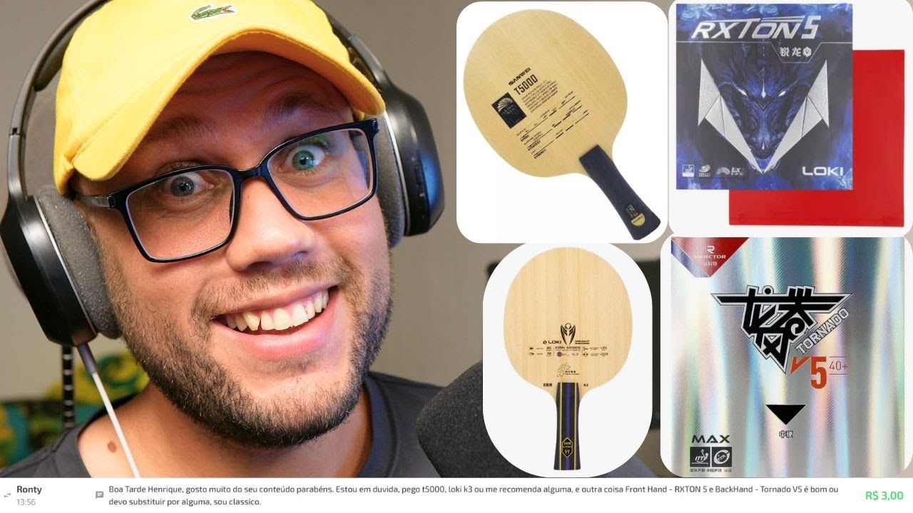 Dúvida Crucial Qual a Melhor Raquete para Clássicos T5000, Loki K3 ou Outra Tênis de Mesa