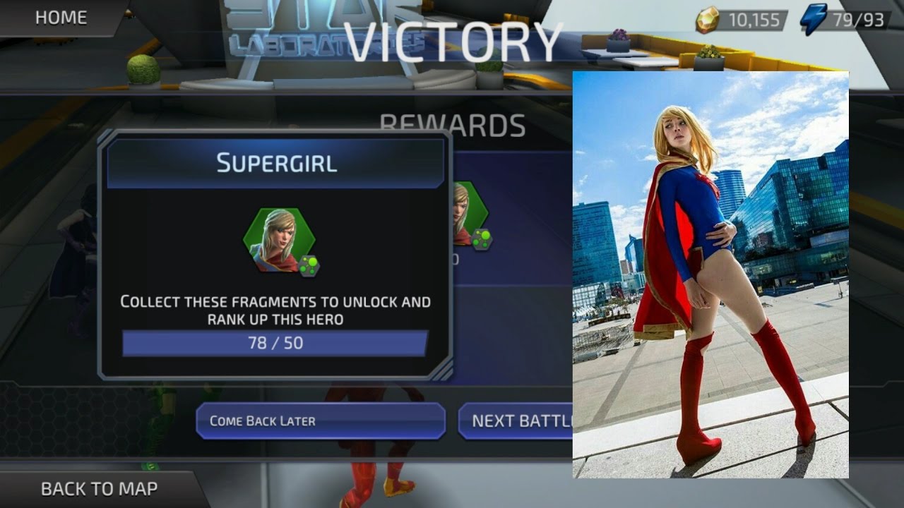 Dc Legends : Hero Challenge - SUPERGIRL Fragments !!