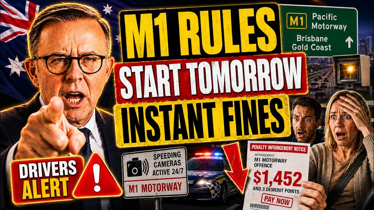 🚨New M1 Motorway Rules Begin Tomorrow&mdash;Millions of Australian Drivers Could Be Hit With Instant Fines