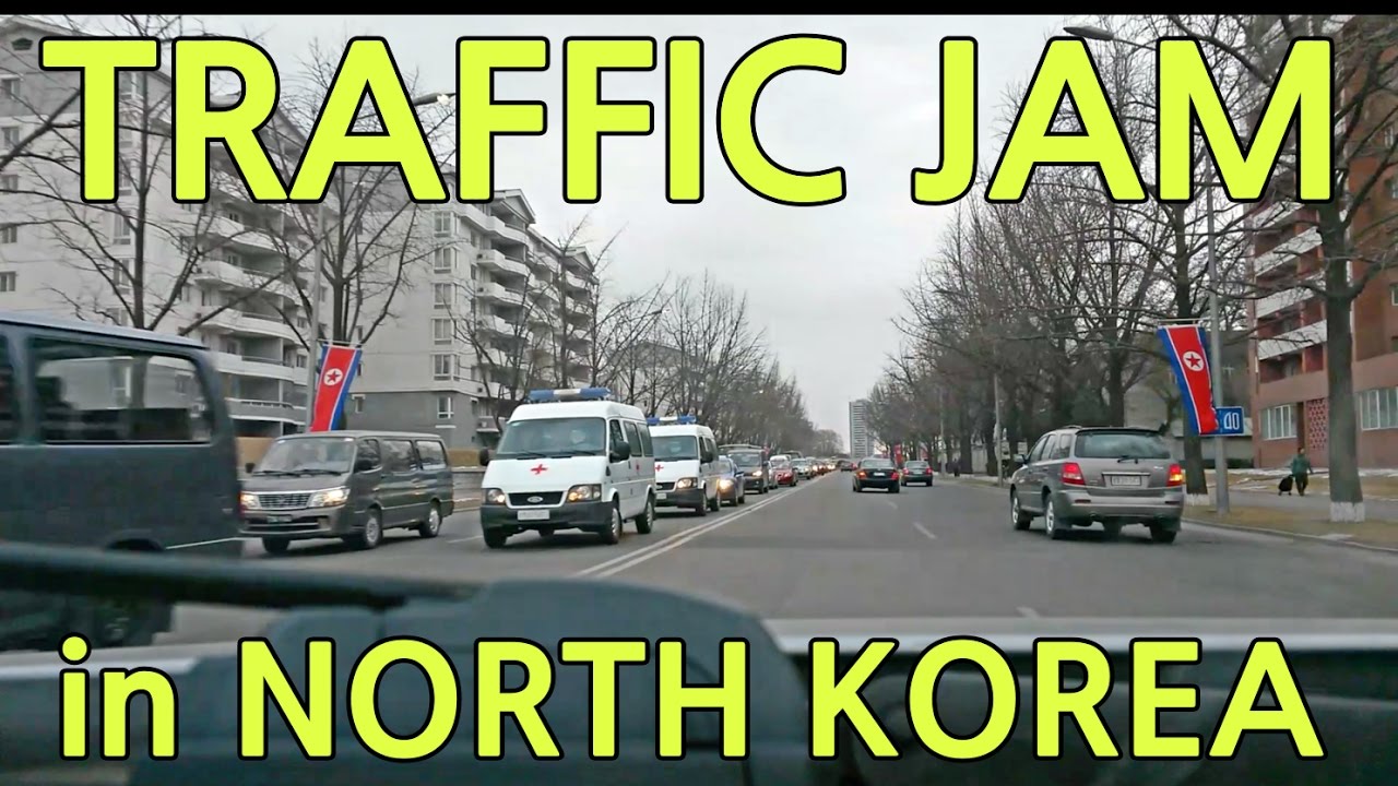 Driving in North Korea 🇰🇵 | Traffic Jam in Pyongyang