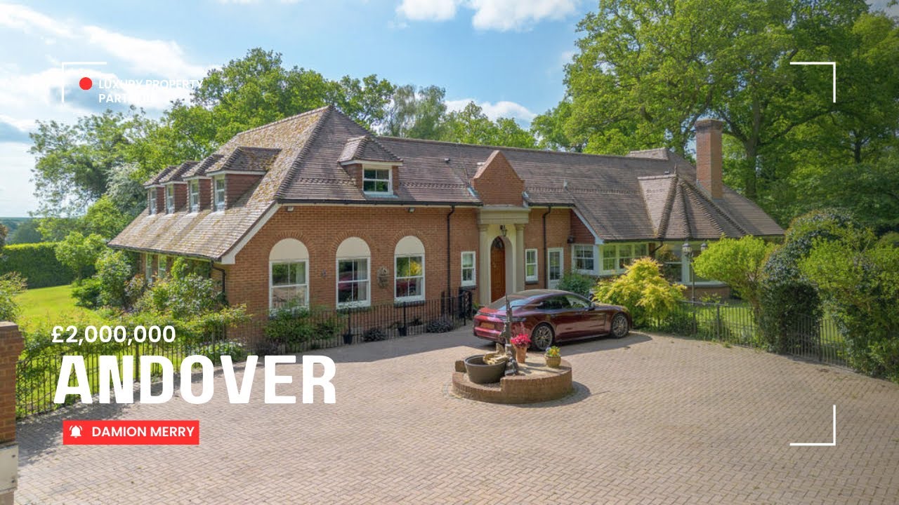 Iconic Andover luxury home £2,000,000. Bluebell Lodge. Damion Merry. Luxury Property Partners.