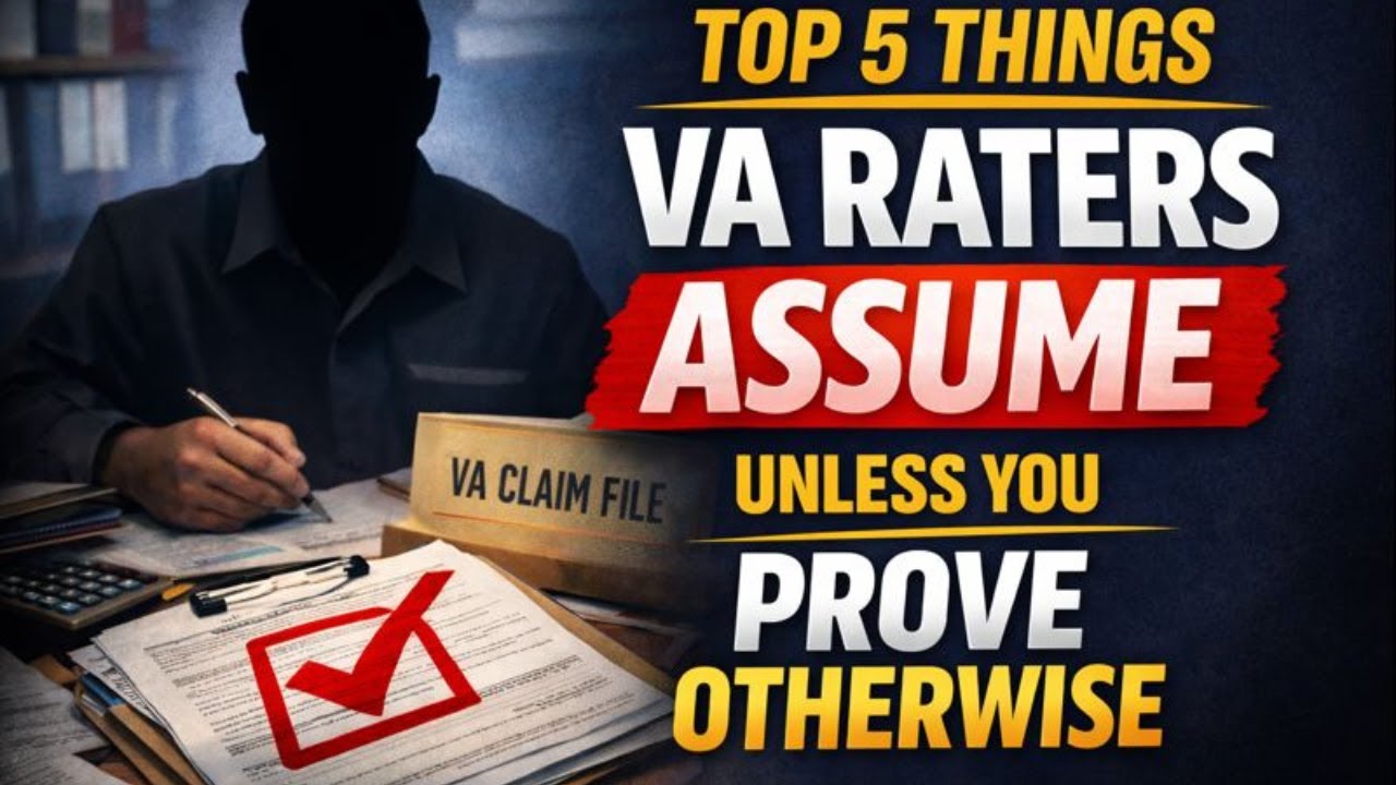 Top 5 Things VA Raters Assume Unless You Prove Otherwise