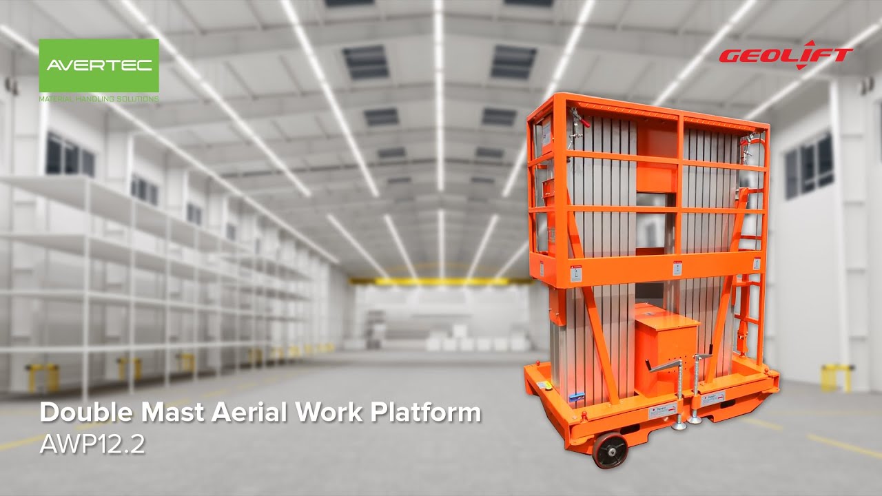 Double Mast Aerial Work platform AWP12.2