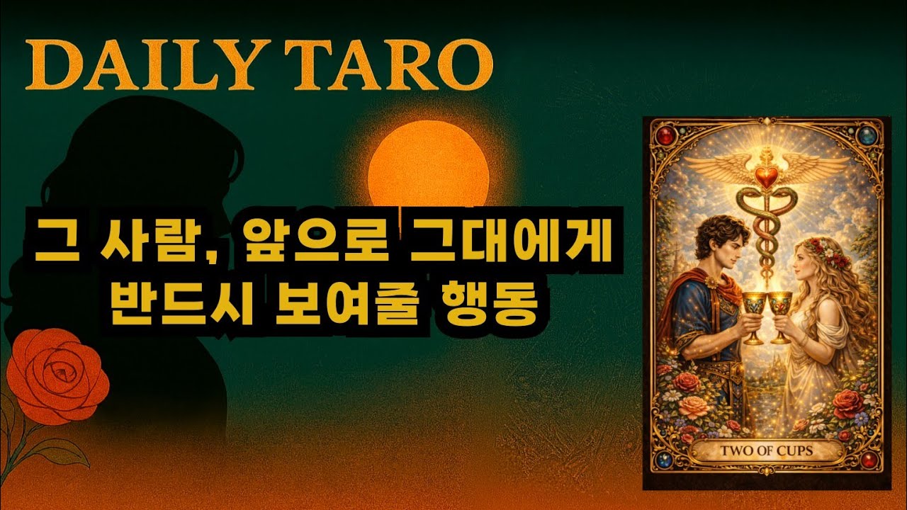 그 사람이 앞으로 반드시 보여줄 행동
