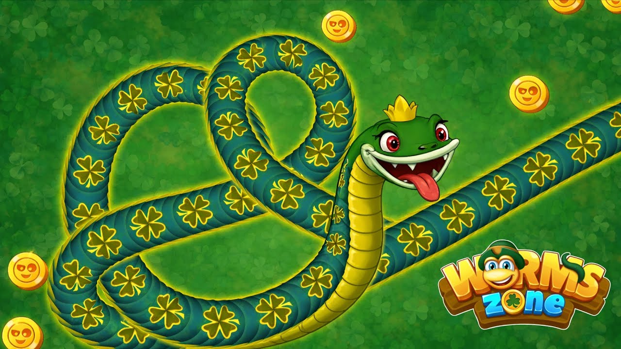 Worms Zone.io St. Patrick’s Day Event Gameplay | Big Worm & High Score | New Update 2026