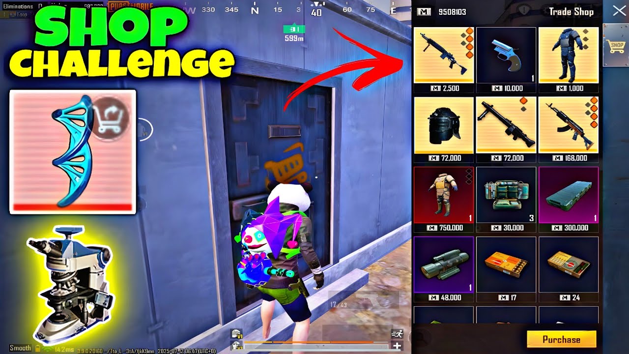 Trade Shop Challenge in Artic Base✅ | PUBG METRO ROYALE