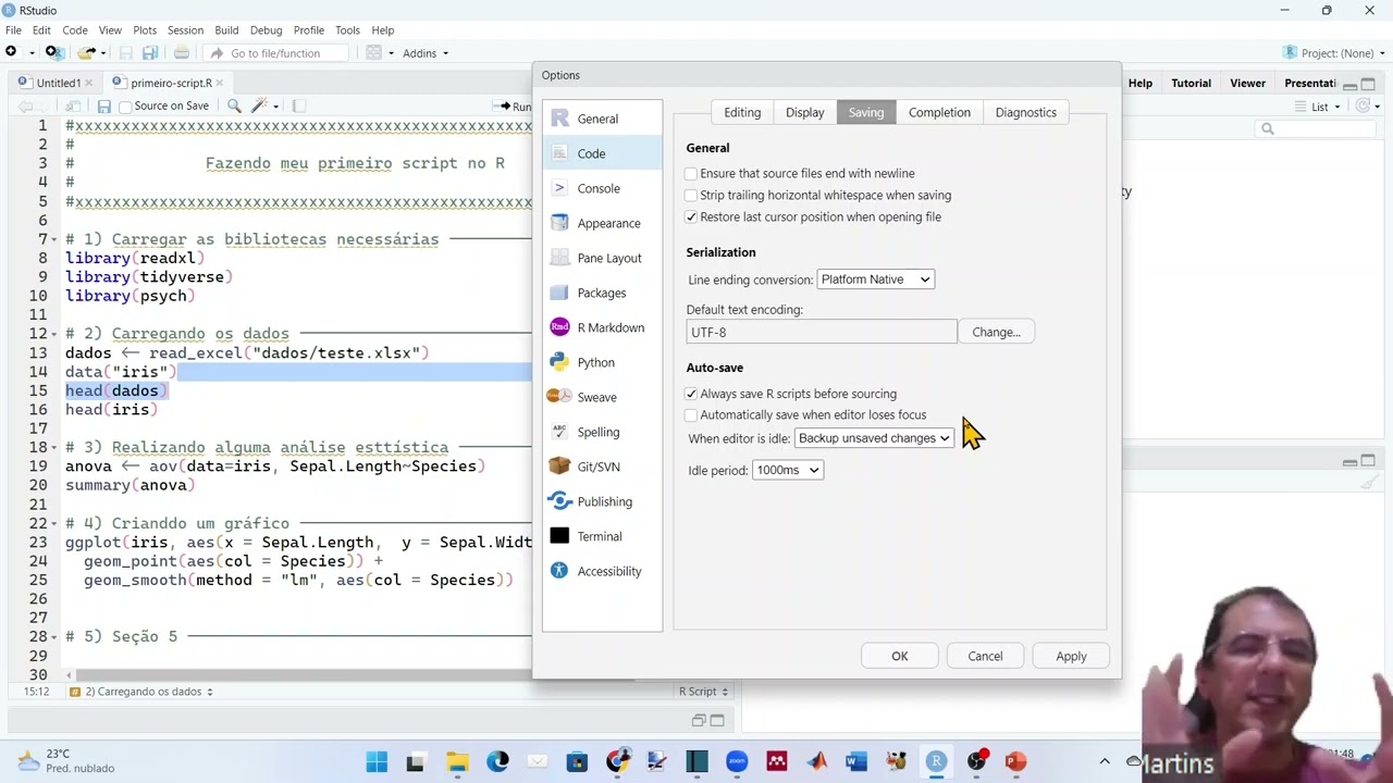 Como configurar e personalizar o RStudio