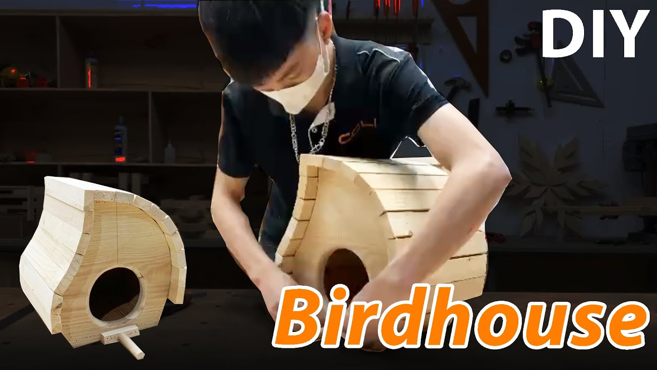 Easy woodworking cheap bird house | Woodworking and recycle