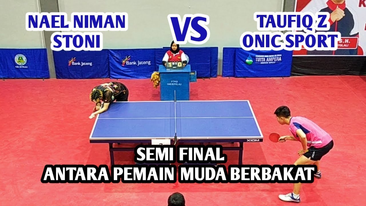 Nael Niman Stoni vs Taufiq Zikri ONIC SPORT ||| Kejuaraan Tenis Meja Ketua DPRD Kab Boyolali 2023