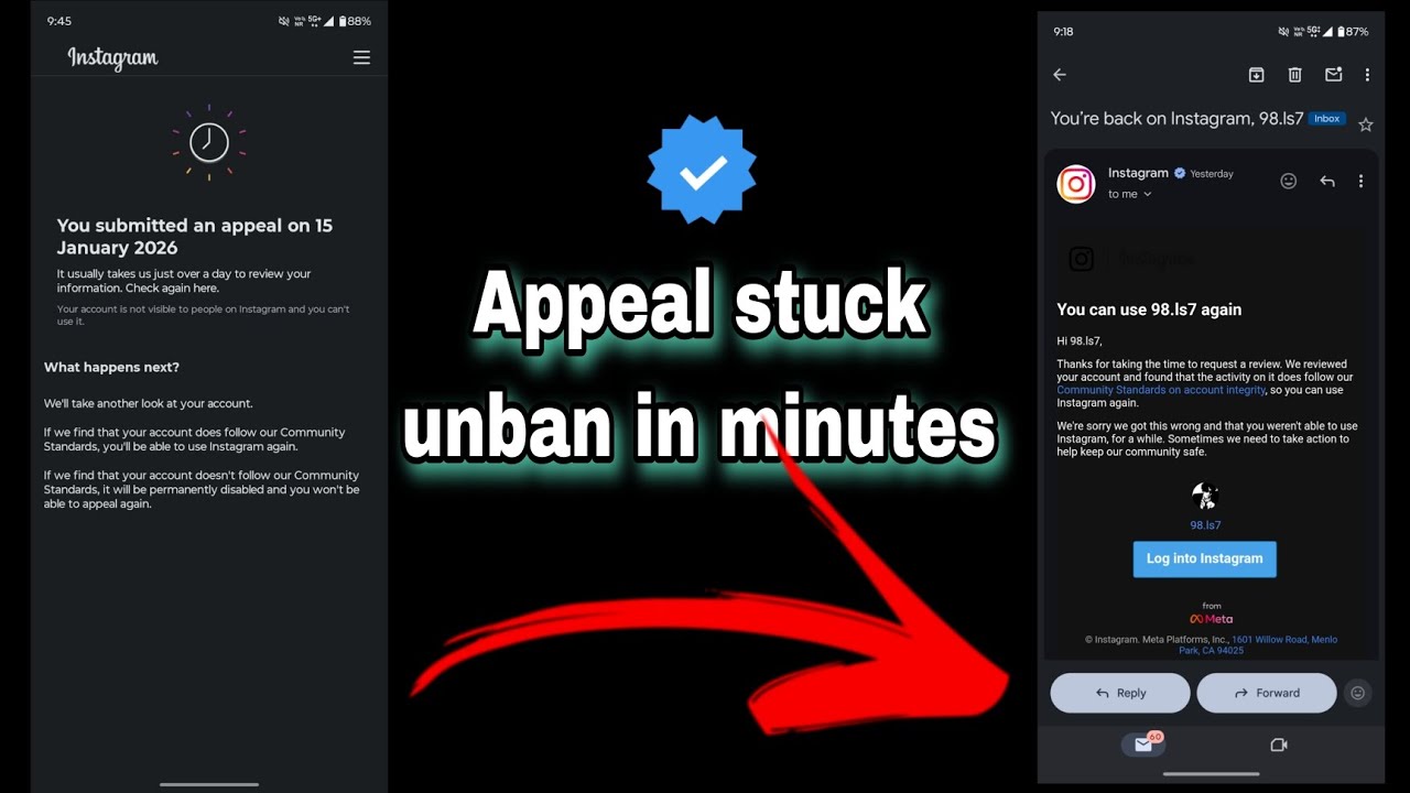 Appeal stuck unban in minutes 😎🚀 | how to recover appeal stuck instagram account ✅
