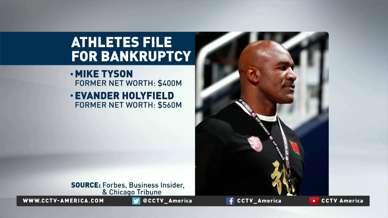 Top-earning professional athletes go bankrupt from poor investments
