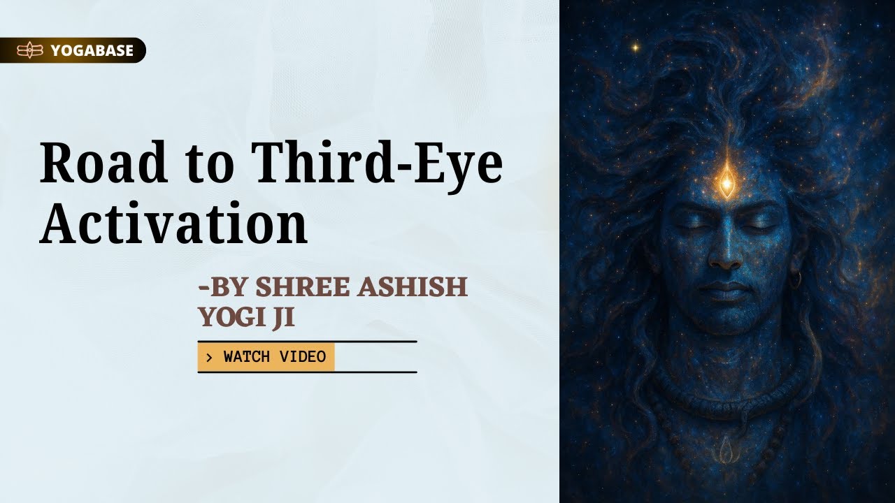 Third Eye Activation Meditation by Shree Ashish Yogi Ji | Tratak for Ajna Chakra