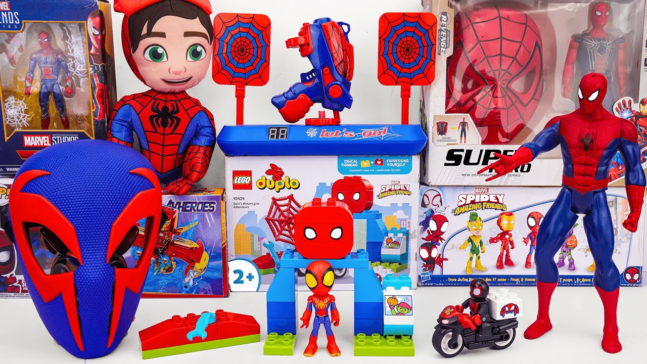 Marvel Spider Man Collection Unboxing Review | LEGO DUPLO 10424 Marvel Spin&rsquo;s Motorcycle Adventure