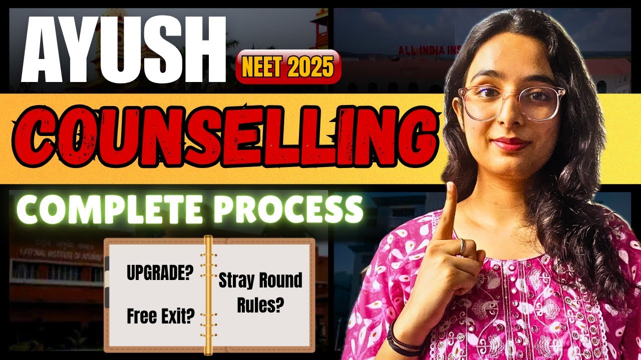 AYUSH COUNSELLING~NEET 2025🔥Detail Process Step by Step🏥#mbbs#bams#counselling#neet#trending#exam