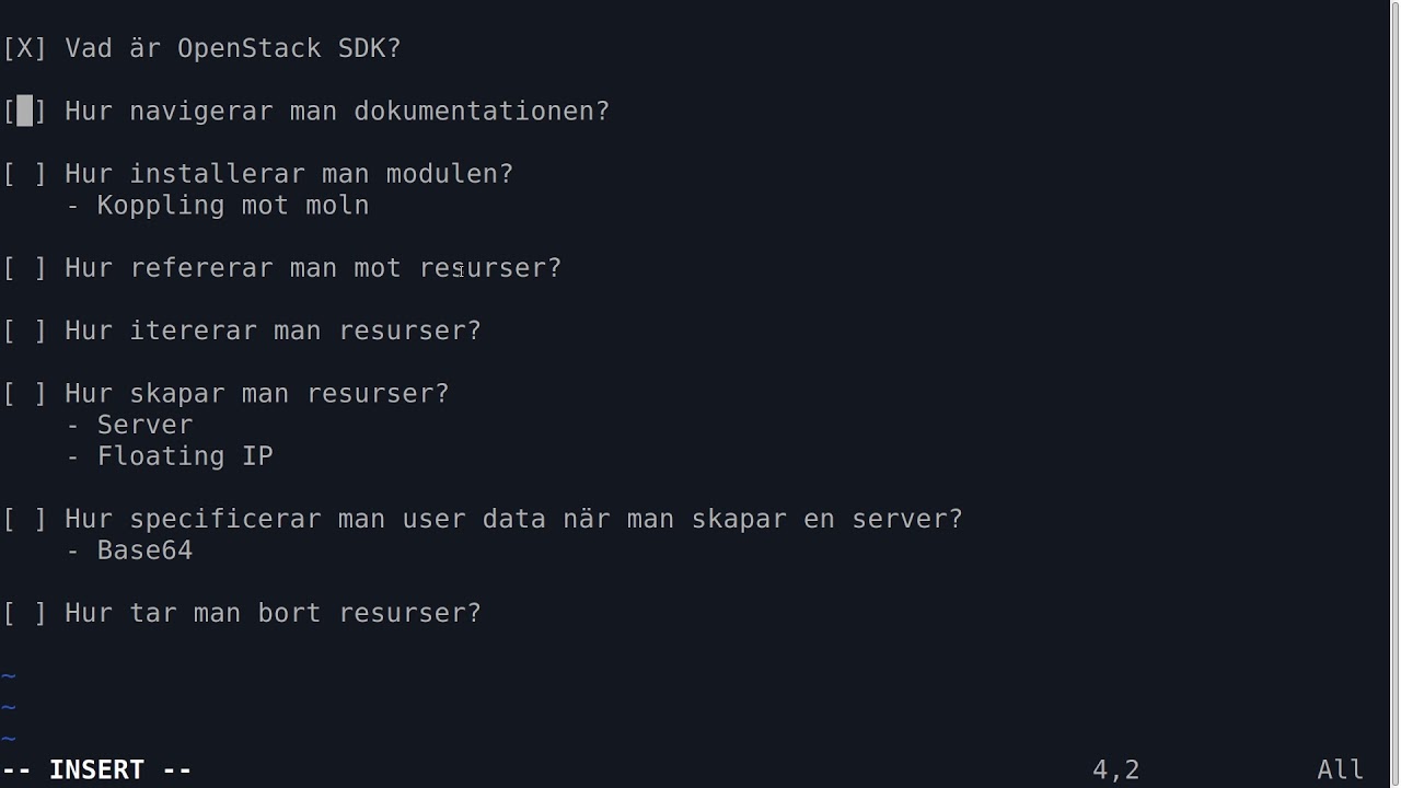 Kom igång med OpenStack SDK!