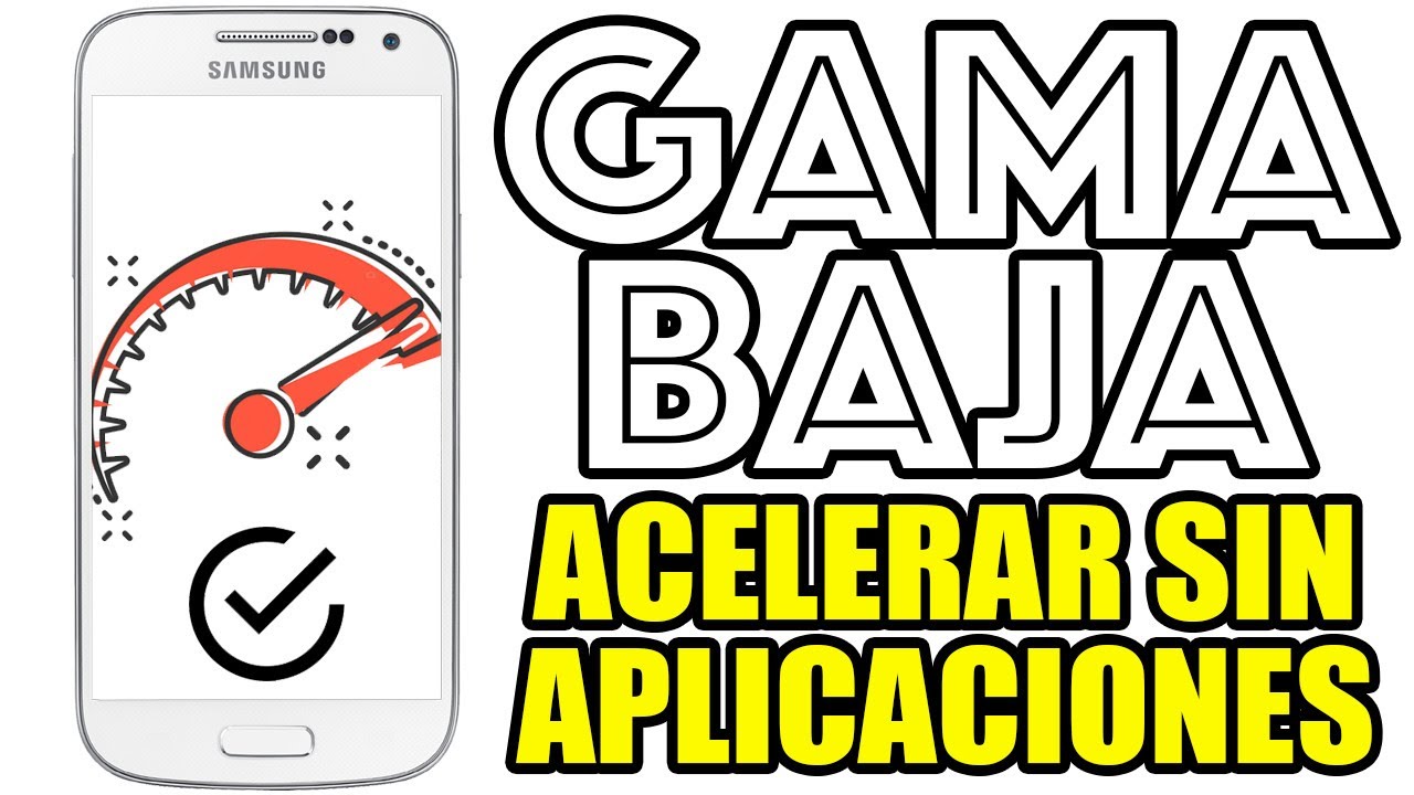 Como ACELERAR y OPTIMIZAR un Android de Gama MEDIA y BAJA | Sin Aplicaciones Sin ROOT
