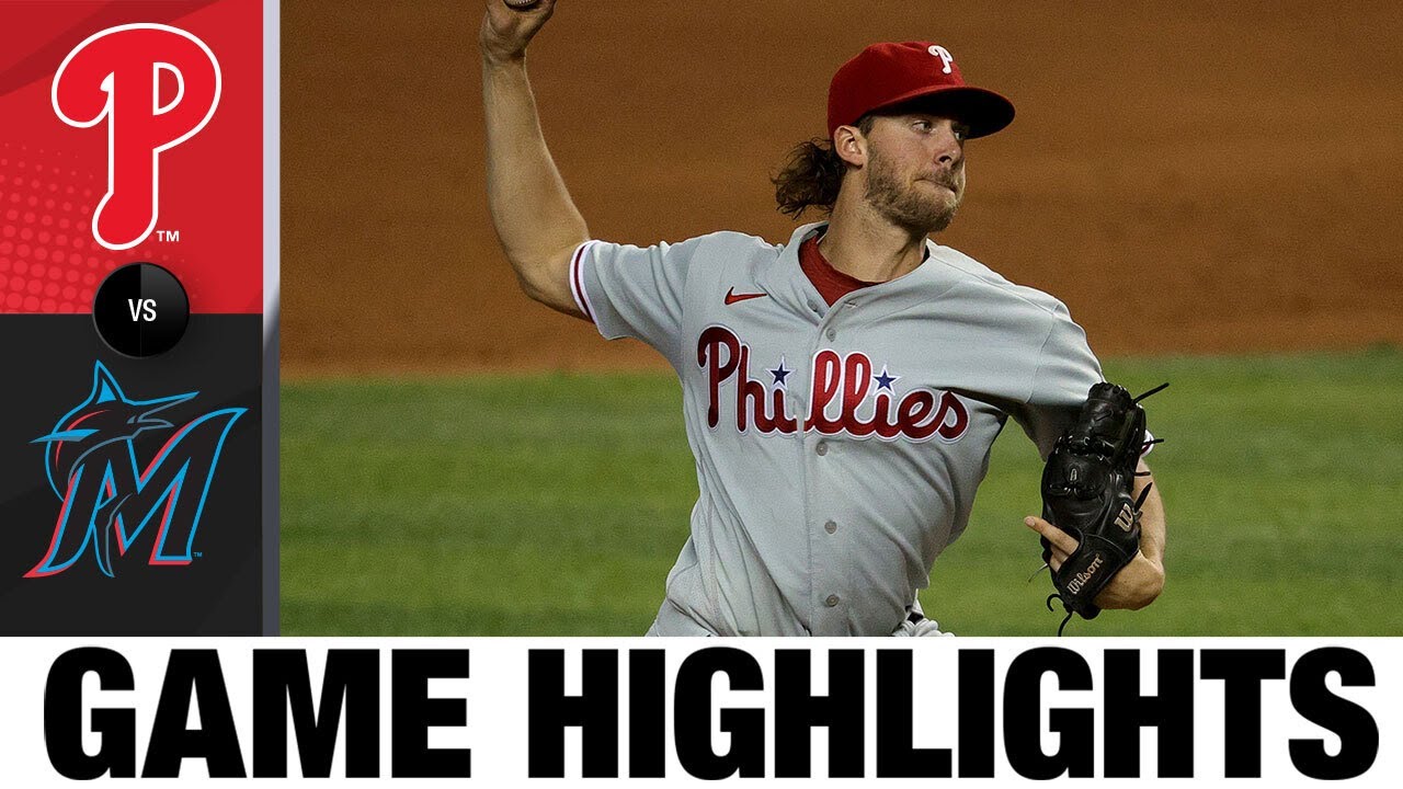 Aaron Nola goes the distance in 11-0 win | Phillies-Marlins Game 1 Highlights 9/11/20