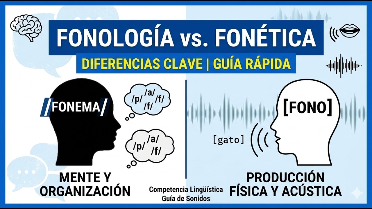 Fonología y fonética; La diferencia que DEBES saber (Guía Rápida)