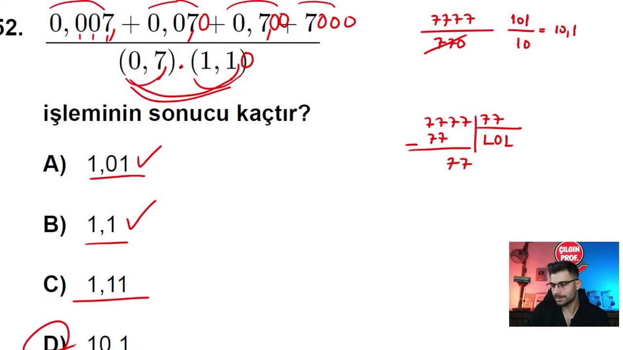2025 ALES DGS Matematik Deneme