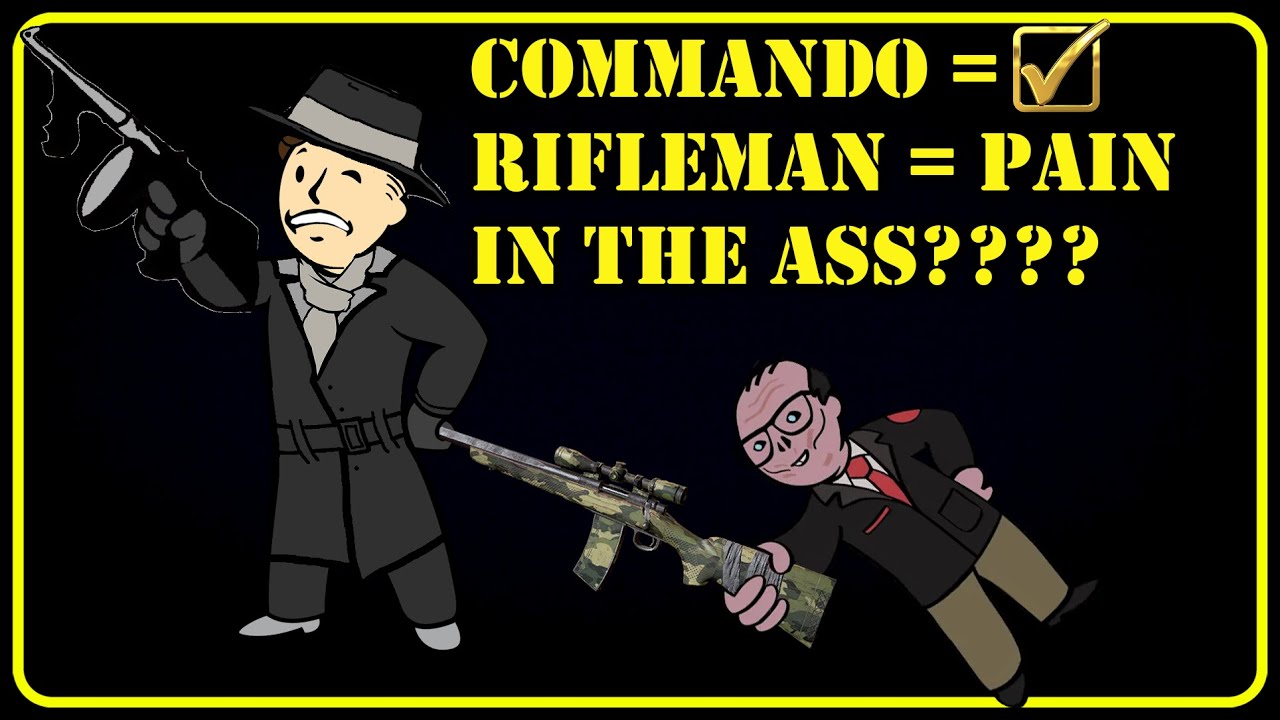 Fallout 76 - Balancing Rifleman vs Commando | Wet Workbench Fantasies Part IV