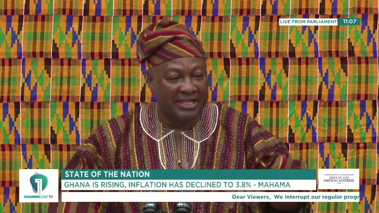 ‘Ghana Is Back!’ — President Mahama Declares Renewed Era at SONA 2026