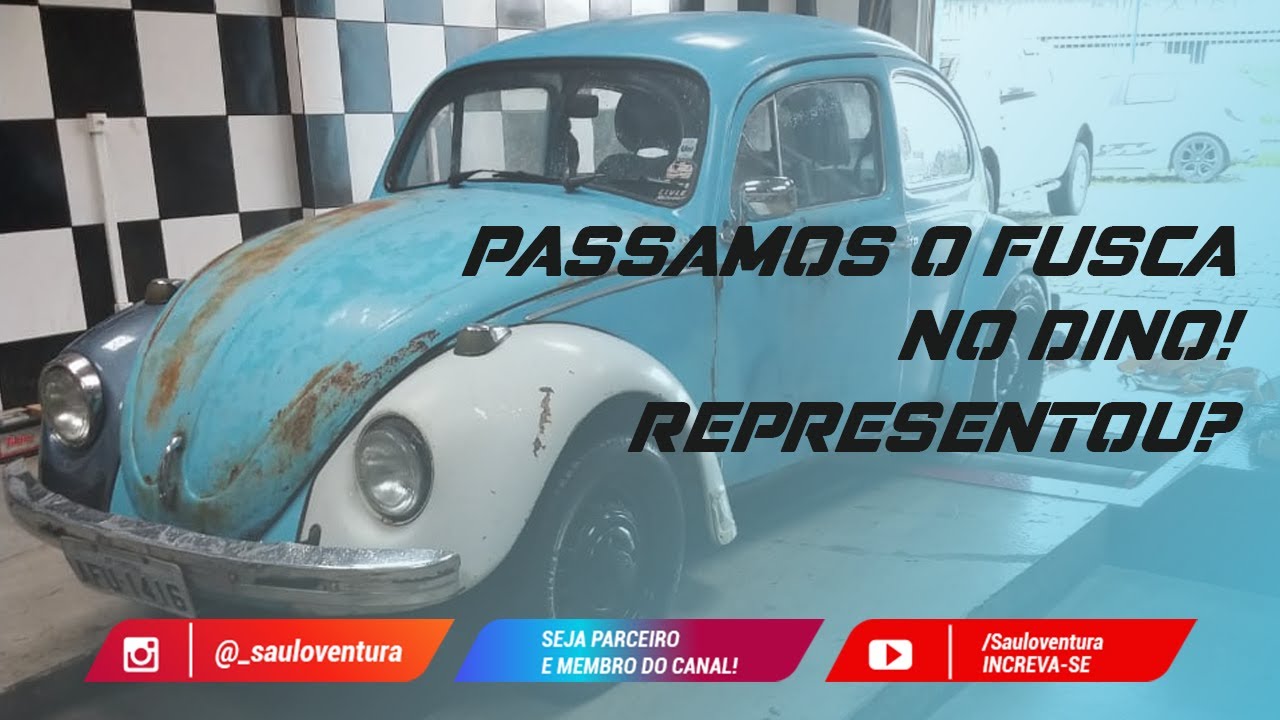 FUSCA 1600 NO DINAMÔMETRO!!!!