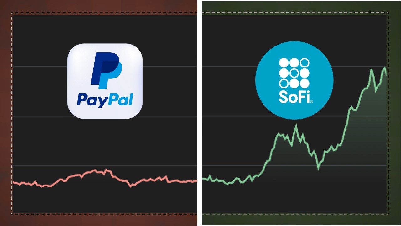 PayPal против акций SoFi | 2026