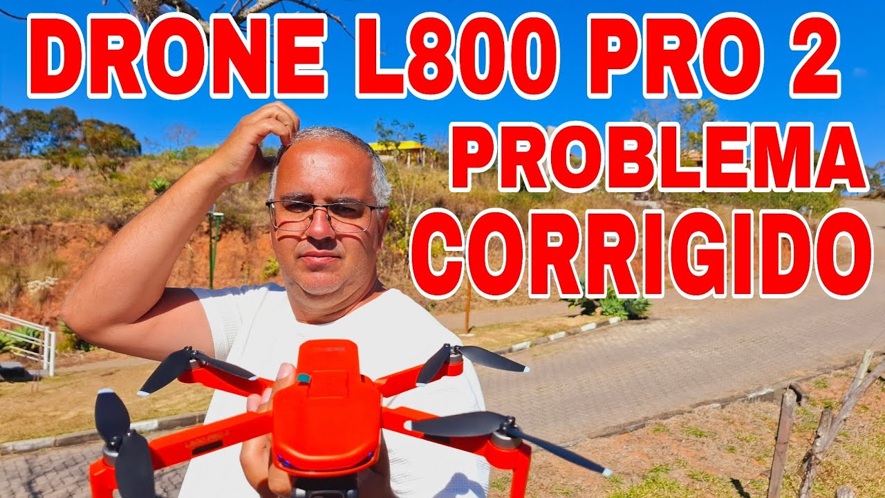 DRONE L800 PRO 2 DEU UMA PANE QUE ESTAVA FORA DOS NOSSOS PLANOS MAS A GENTE CORRIGIU VEJA COMO FOI