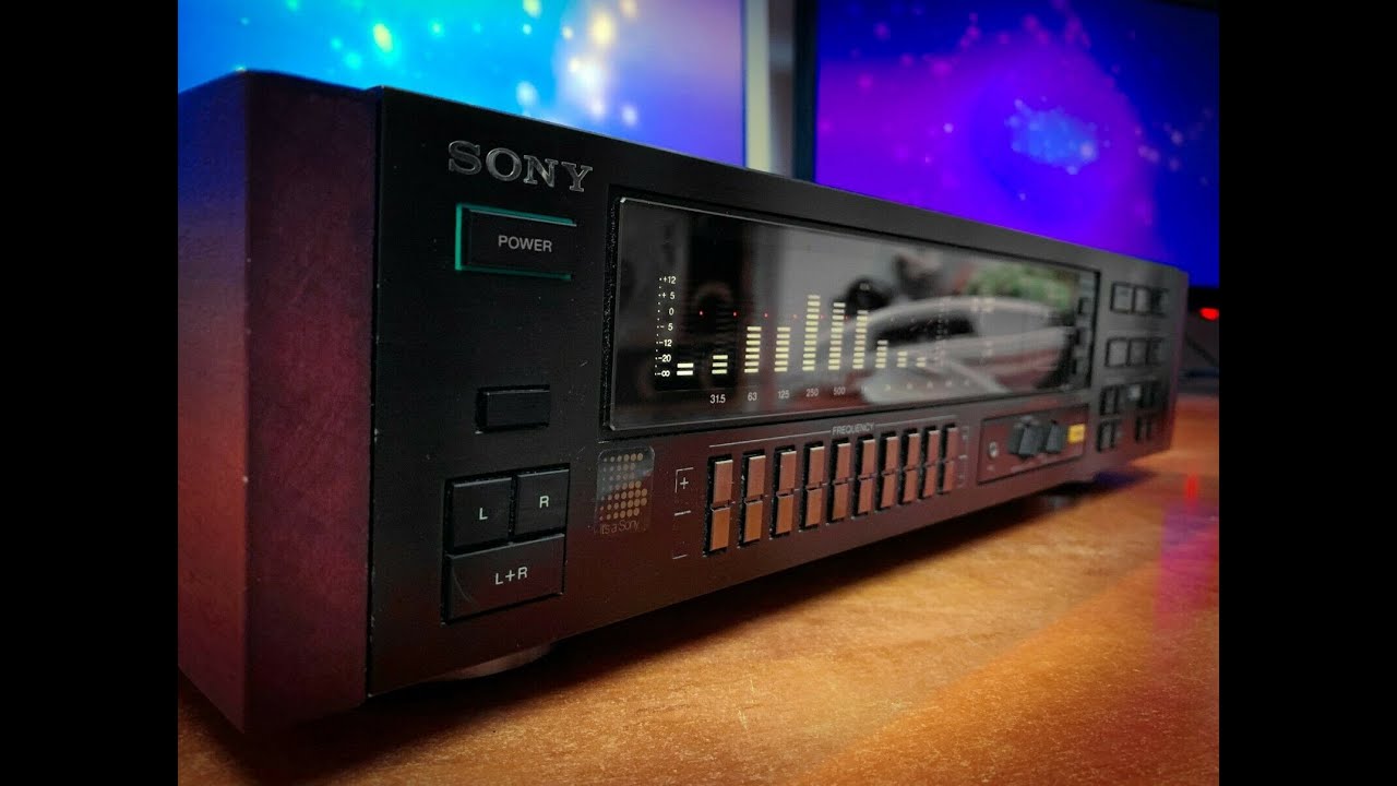 SONY SEQ-333ES Rare Condition Vintage Stereo Digital Equalizer Wood Panels Testing