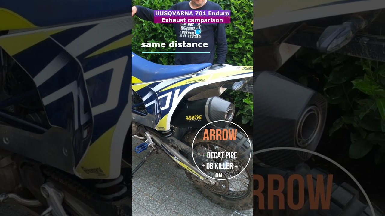 Husqvarna 701 Arrow exhaust (short)
