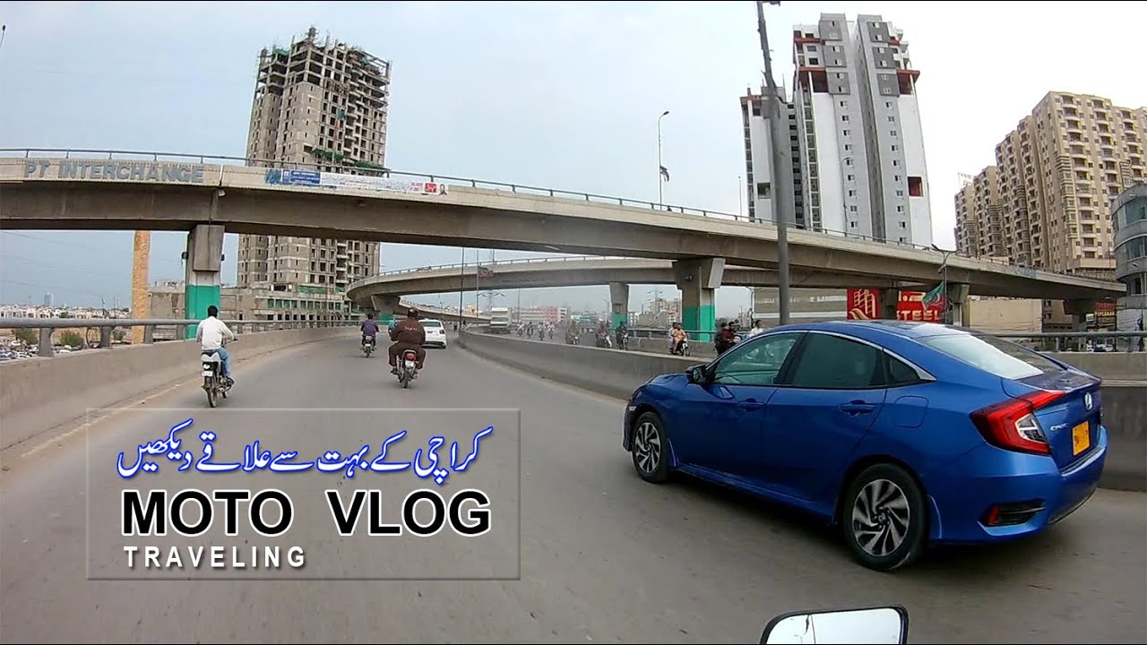 MOTO VLOG After Rain Watch the Some Beautiful Area of Karachi | Korangi | Punjab Colony | Clifton