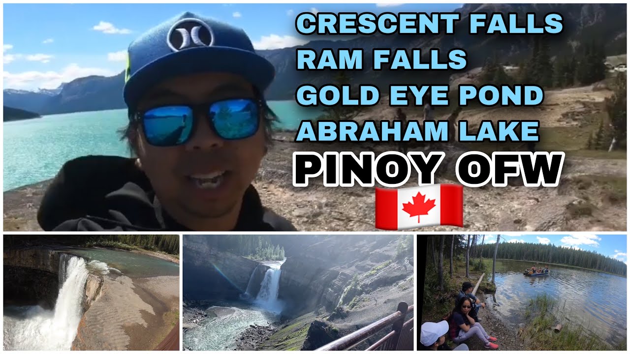 CRESCENT FALLS | RAM FALLS | GOLD EYE POND | ABRAHAM LAKE | PEPPERS LAKE ALBERTA CANADA