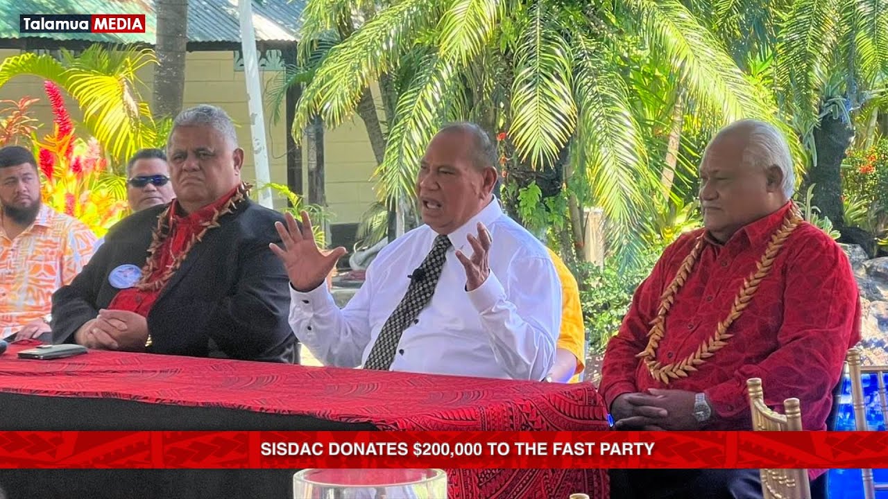 S.I.S.D.A.C. Donates $200,000 to the F.A.S.T. Party