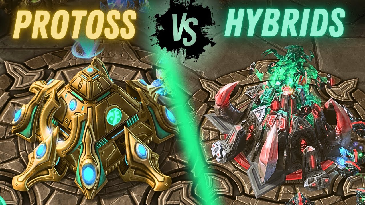 Гибриды НАКОНЕЦ-ТО появились в StarCraft 2?! (Модифицированный состав + бонусная игра)