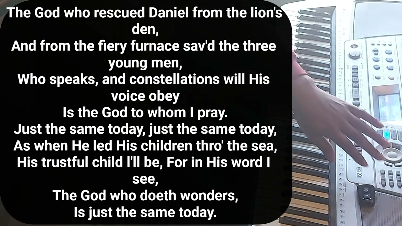 The God who led His people thro' the  parted sea
